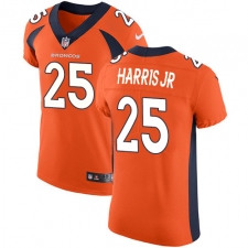 Men's Nike Denver Broncos #25 Chris Harris Jr Orange Team Color Vapor Untouchable Elite Player NFL Jersey