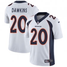 Youth Nike Denver Broncos #20 Brian Dawkins White Vapor Untouchable Limited Player NFL Jersey
