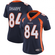 Women's Nike Denver Broncos #84 Shannon Sharpe Elite Navy Blue Alternate NFL Jersey