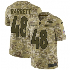 Men's Nike Denver Broncos #48 Shaquil Barrett Limited Camo 2018 Salute to Service NFL Jersey