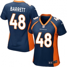 Women's Nike Denver Broncos #48 Shaquil Barrett Game Navy Blue Alternate NFL Jersey