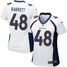 Women's Nike Denver Broncos #48 Shaquil Barrett Game White NFL Jersey