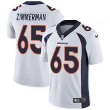 Youth Nike Denver Broncos #65 Gary Zimmerman White Vapor Untouchable Limited Player NFL Jersey