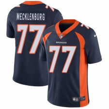 Youth Nike Denver Broncos #77 Karl Mecklenburg Navy Blue Alternate Vapor Untouchable Limited Player NFL Jersey