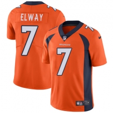 Youth Nike Denver Broncos #7 John Elway Elite Orange Team Color NFL Jersey