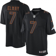 Youth Nike Denver Broncos #7 John Elway Limited Black Impact NFL Jersey