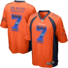Youth Nike Denver Broncos #7 John Elway Limited Orange Strobe NFL Jersey