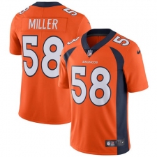 Youth Nike Denver Broncos #58 Von Miller Elite Orange Team Color NFL Jersey