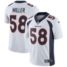 Youth Nike Denver Broncos #58 Von Miller Elite White NFL Jersey