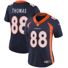 Women's Nike Denver Broncos #88 Demaryius Thomas Elite Navy Blue Alternate NFL Jersey