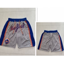 Men's New York Mets Just Don Gray Swingman Shorts