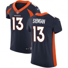 Men's Nike Denver Broncos #13 Trevor Siemian Navy Blue Alternate Vapor Untouchable Elite Player NFL Jersey