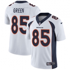 Men's Nike Denver Broncos #85 Virgil Green White Vapor Untouchable Limited Player NFL Jersey
