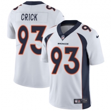 Youth Nike Denver Broncos #93 Jared Crick Elite White NFL Jersey