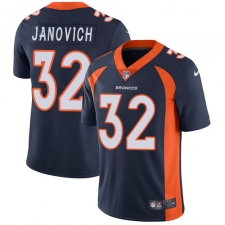 Youth Nike Denver Broncos #32 Andy Janovich Elite Navy Blue Alternate NFL Jersey