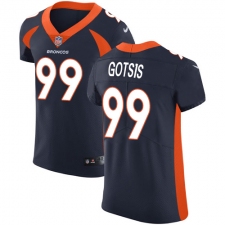 Men's Nike Denver Broncos #99 Adam Gotsis Navy Blue Alternate Vapor Untouchable Elite Player NFL Jersey