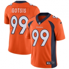 Youth Nike Denver Broncos #99 Adam Gotsis Elite Orange Team Color NFL Jersey