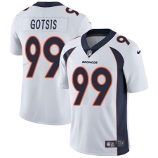 Youth Nike Denver Broncos #99 Adam Gotsis Elite White NFL Jersey