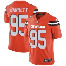 Youth Nike Cleveland Browns #95 Myles Garrett Elite Orange Alternate NFL Jersey