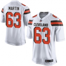 Men's Nike Cleveland Browns #63 Marcus Martin Game White NFL Jersey