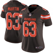 Women's Nike Cleveland Browns #63 Marcus Martin Brown Team Color Vapor Untouchable Limited Player NFL Jersey