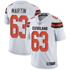 Youth Nike Cleveland Browns #63 Marcus Martin Elite White NFL Jersey