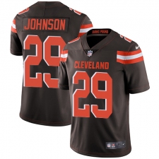 Youth Nike Cleveland Browns #29 Duke Johnson Elite Brown Team Color NFL Jersey
