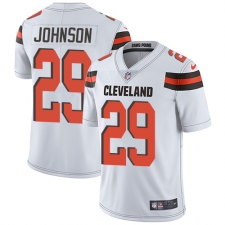 Youth Nike Cleveland Browns #29 Duke Johnson Elite White NFL Jersey