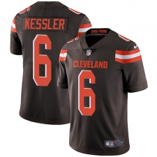 Men's Nike Cleveland Browns #6 Cody Kessler Brown Team Color Vapor Untouchable Limited Player NFL Jersey