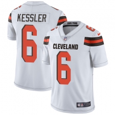 Men's Nike Cleveland Browns #6 Cody Kessler White Vapor Untouchable Limited Player NFL Jersey