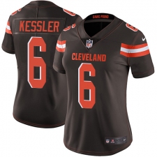 Women's Nike Cleveland Browns #6 Cody Kessler Brown Team Color Vapor Untouchable Limited Player NFL Jersey
