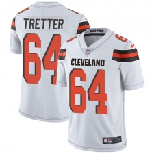 Youth Nike Cleveland Browns #64 JC Tretter White Vapor Untouchable Limited Player NFL Jersey