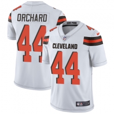 Youth Nike Cleveland Browns #44 Nate Orchard White Vapor Untouchable Limited Player NFL Jersey