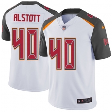 Youth Nike Tampa Bay Buccaneers #40 Mike Alstott White Vapor Untouchable Limited Player NFL Jersey