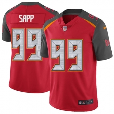 Youth Nike Tampa Bay Buccaneers #99 Warren Sapp Elite Red Team Color NFL Jersey
