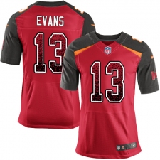 Men's Nike Tampa Bay Buccaneers #13 Mike Evans Elite Red Home Drift Fashion NFL Jersey