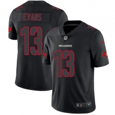 Men's Nike Tampa Bay Buccaneers #13 Mike Evans Limited Black Rush Impact NFL Jersey