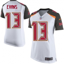 Women's Nike Tampa Bay Buccaneers #13 Mike Evans Game White NFL Jersey