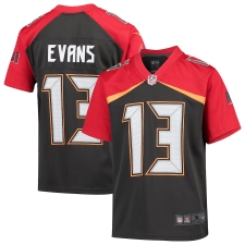 Youth Tampa Bay Buccaneers #13 Mike Evans Nike Pewter Inverted Game Jersey
