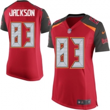 Women's Nike Tampa Bay Buccaneers #83 Vincent Jackson Game Red Team Color NFL Jersey