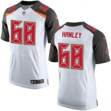 Men's Nike Tampa Bay Buccaneers #68 Joe Hawley Elite White NFL Jersey