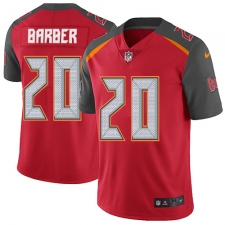 Men's Nike Tampa Bay Buccaneers #20 Ronde Barber Red Team Color Vapor Untouchable Limited Player NFL Jersey