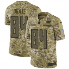 Men's Nike Tampa Bay Buccaneers #84 Cameron Brate Limited Camo 2018 Salute to Service NFL Jersey