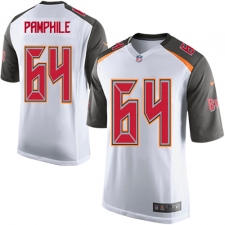 Men's Nike Tampa Bay Buccaneers #64 Kevin Pamphile Game White NFL Jersey