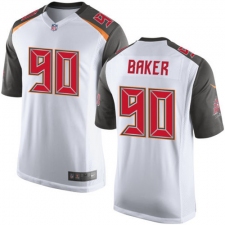 Men's Nike Tampa Bay Buccaneers #90 Chris Baker Game White NFL Jersey