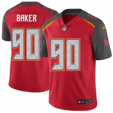 Men's Nike Tampa Bay Buccaneers #90 Chris Baker Red Team Color Vapor Untouchable Limited Player NFL Jersey