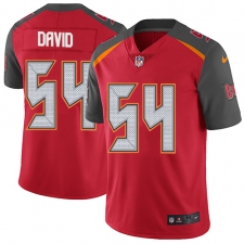 Youth Nike Tampa Bay Buccaneers #54 Lavonte David Red Team Color Vapor Untouchable Limited Player NFL Jersey