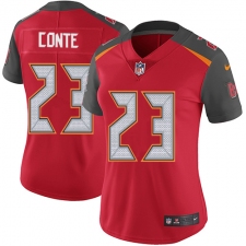 Women's Nike Tampa Bay Buccaneers #23 Chris Conte Red Team Color Vapor Untouchable Limited Player NFL Jersey