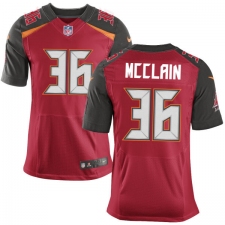 Men's Nike Tampa Bay Buccaneers #36 Robert McClain Elite Red Team Color NFL Jersey