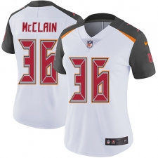 Women's Nike Tampa Bay Buccaneers #36 Robert McClain White Vapor Untouchable Limited Player NFL Jersey